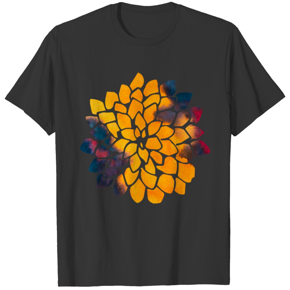 Beautiful colorful flower T Shirts