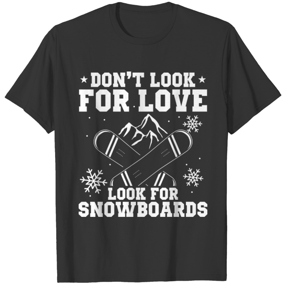 Snowboard Vacation | Winter Snowboarder Gift Ideas T-shirt