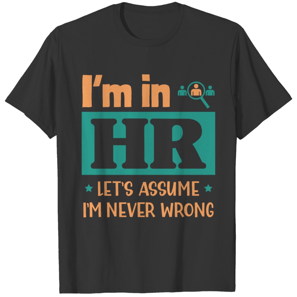 Funny HR Officer Gift | Human Resource Worker Gift T-shirt