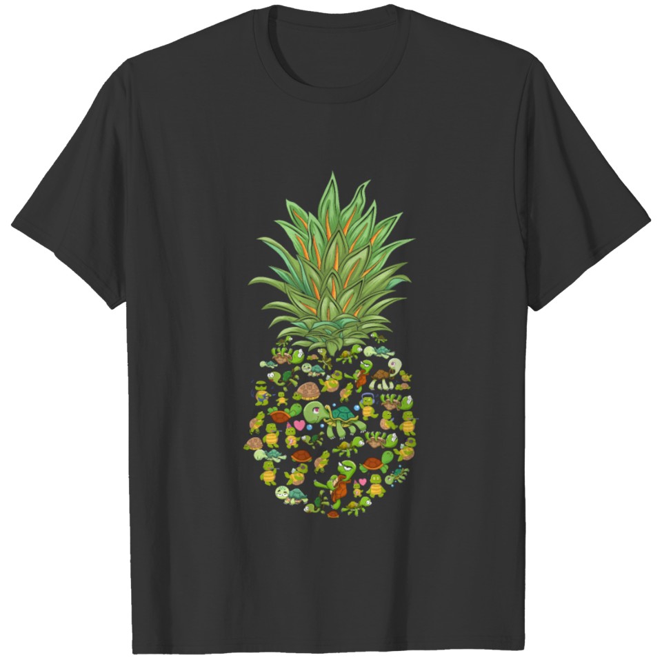 Hawaii Pineapple Turtles T-shirt
