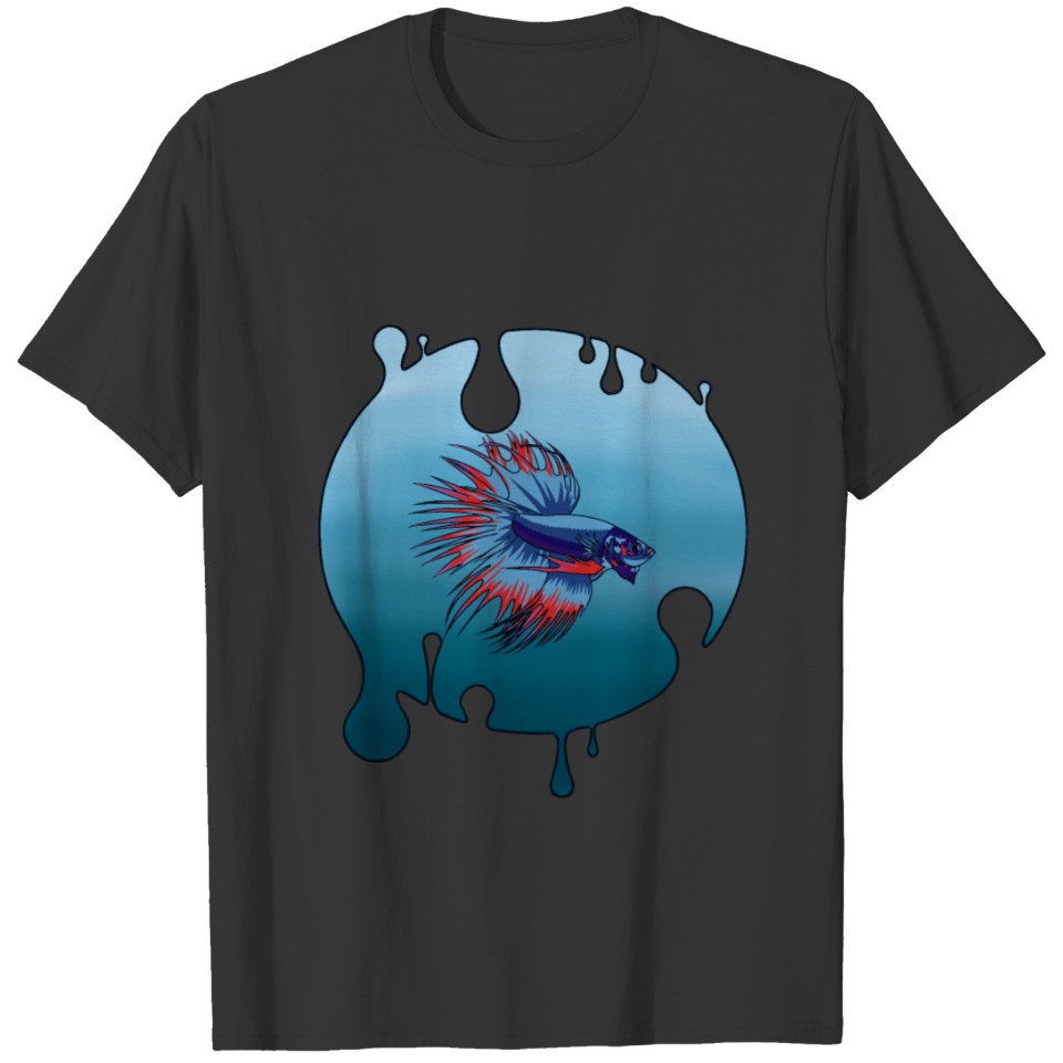 Fighting fish T-shirt