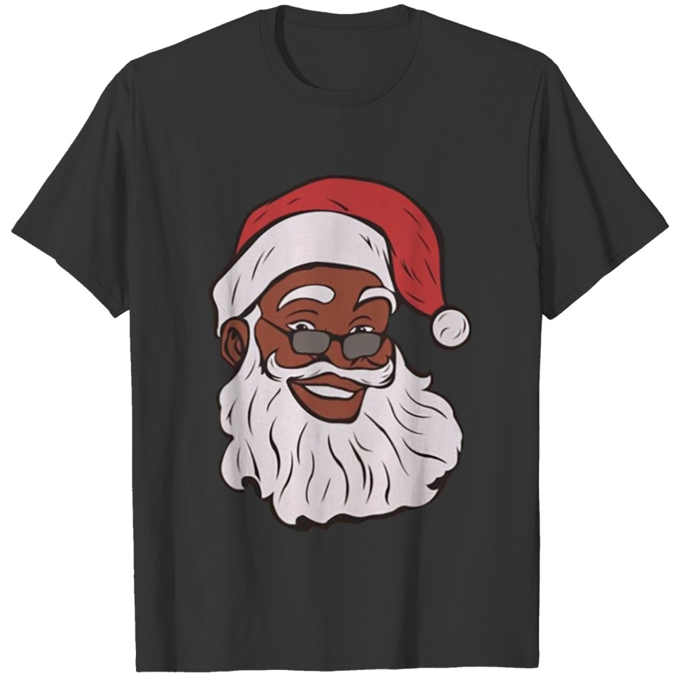 Black Santa T Shirts