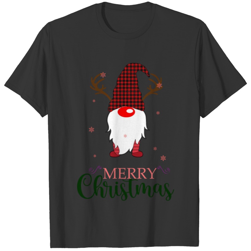 funny gnomes christmas T-shirt