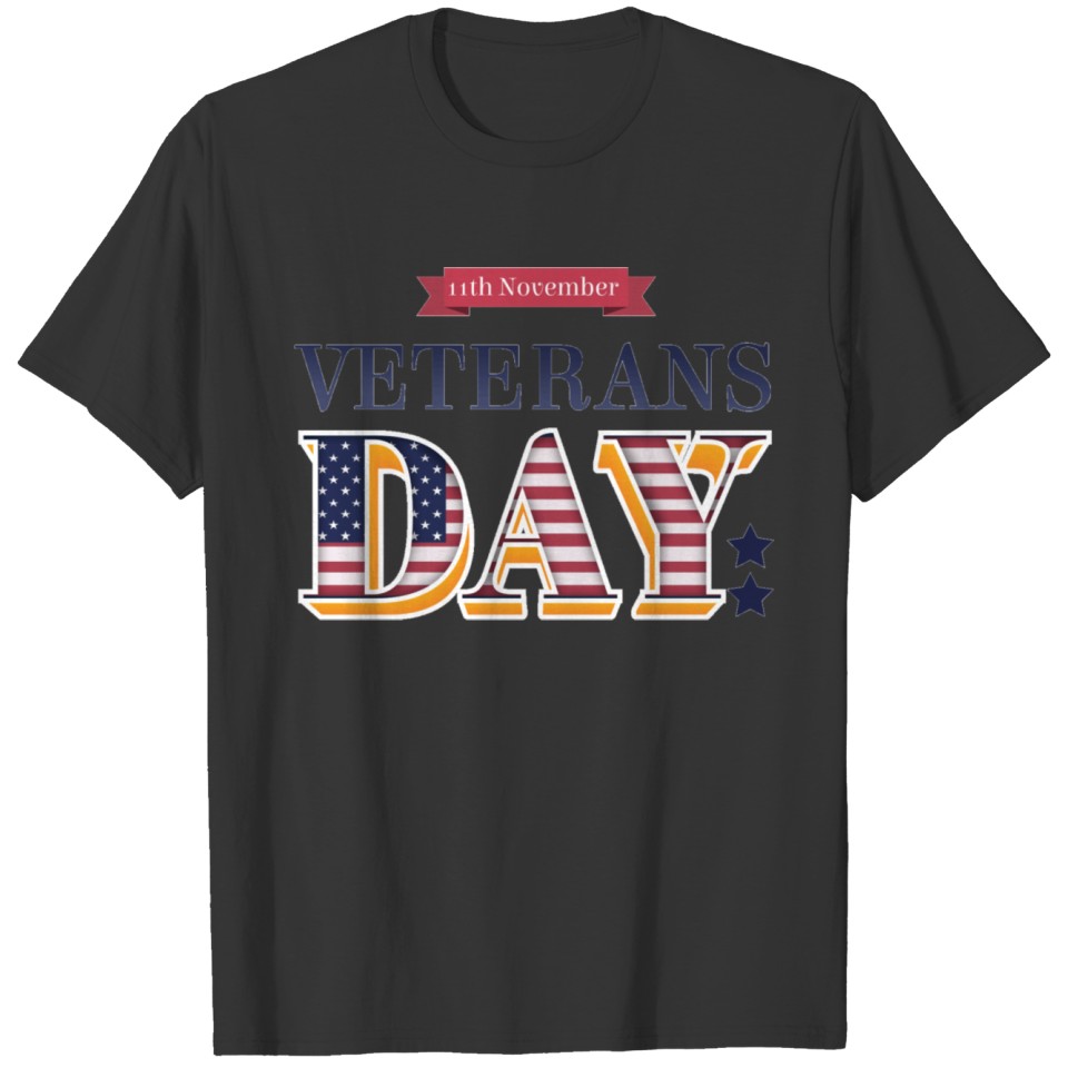 Veterans Day Voice Support US Troops product T-shirt
