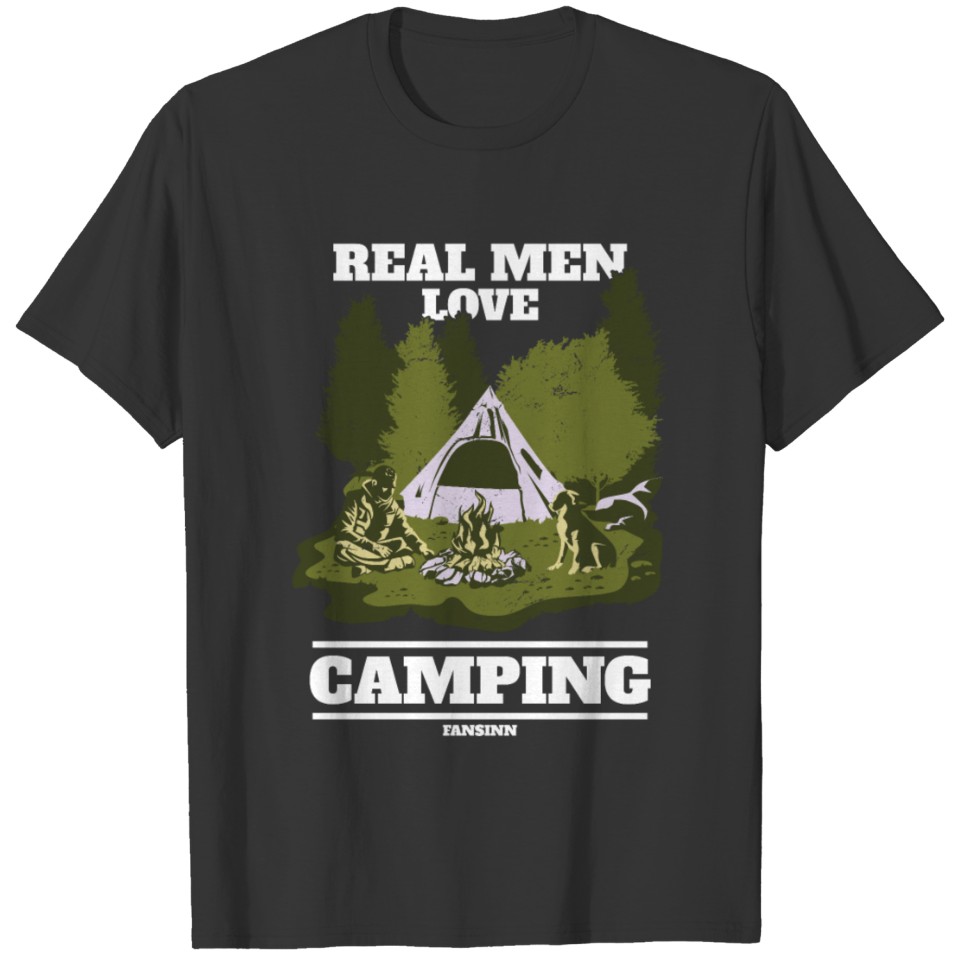 Real Men Love Camping T-shirt