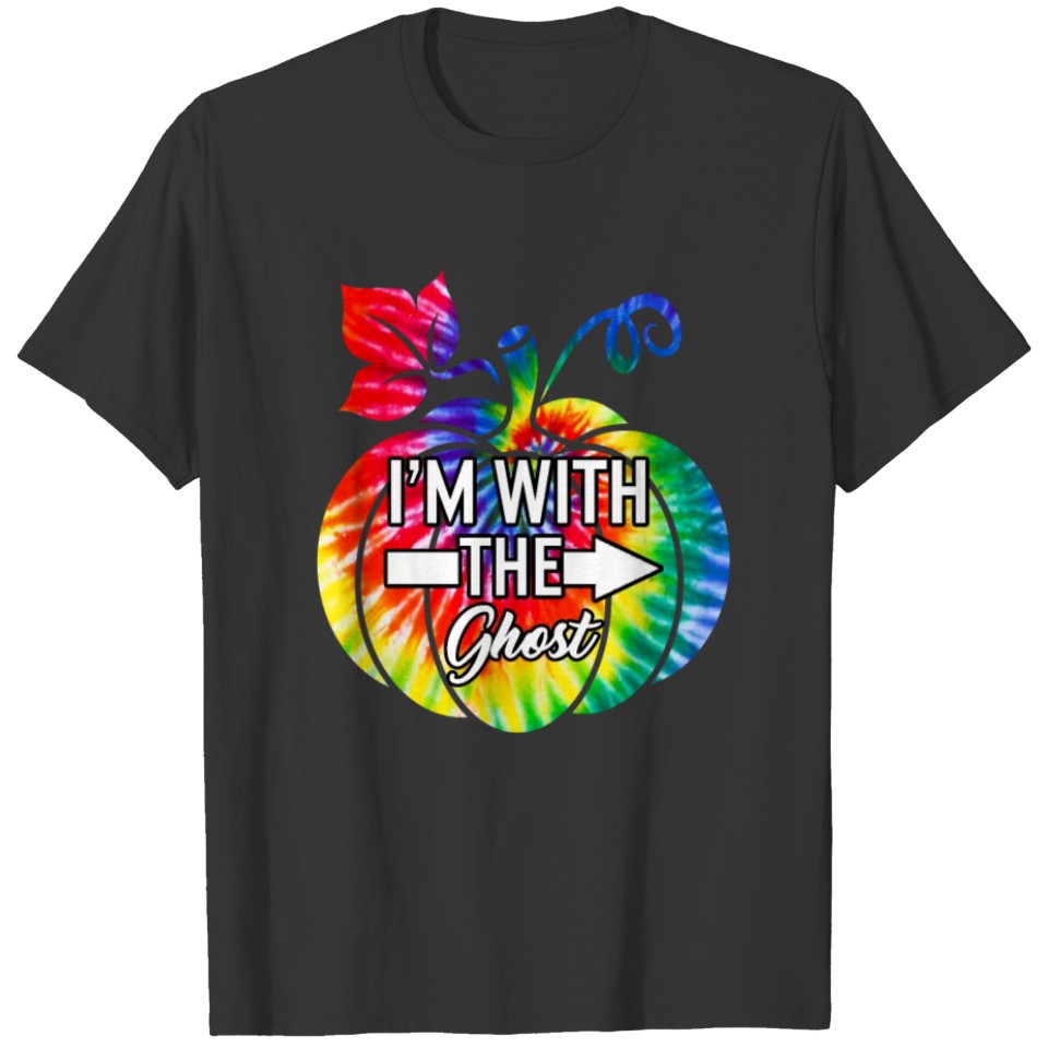 I'm With Ghost Shirt, Lazy Halloween Costume, T-shirt