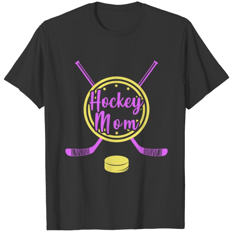 Womens Hockey Mom Women Gift graphic T Shirts