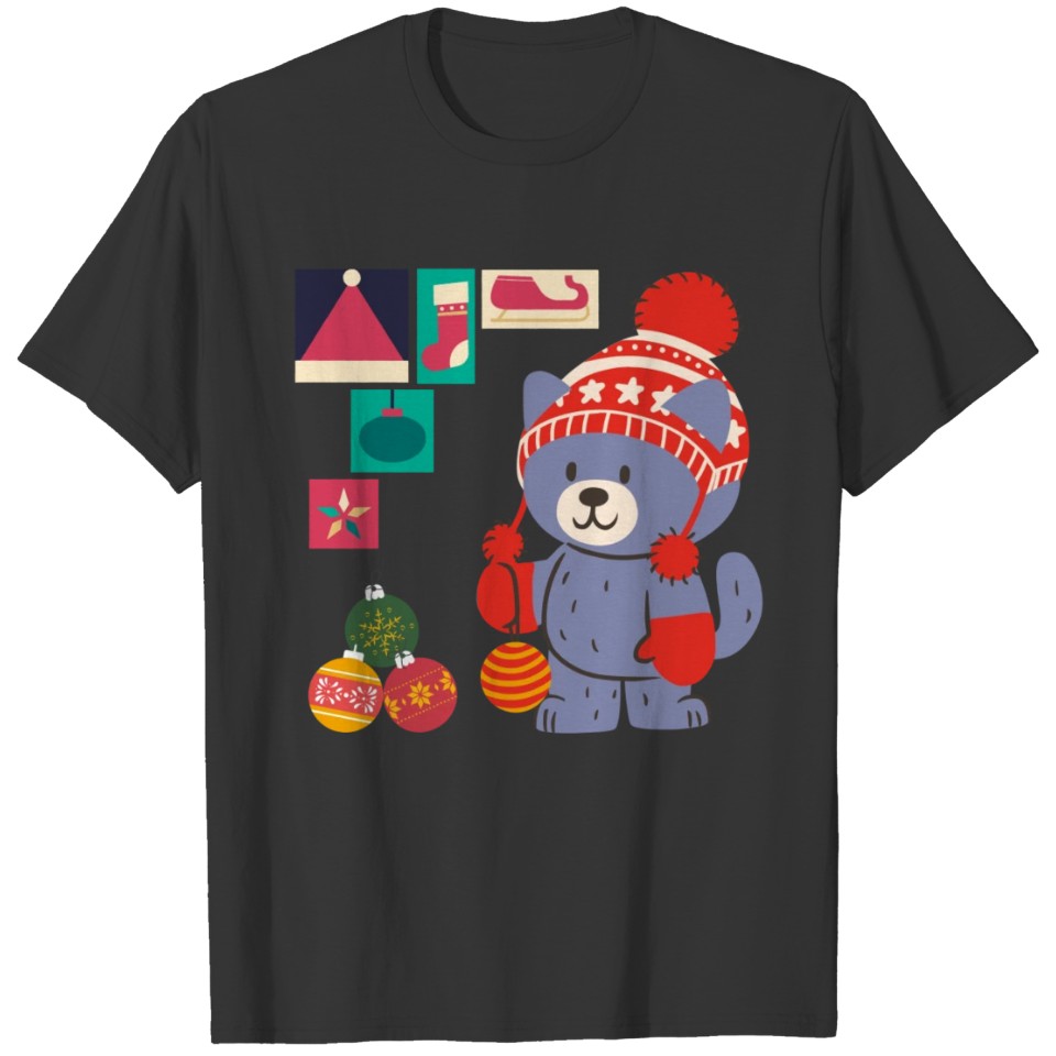 welcome to christmas bear T-shirt