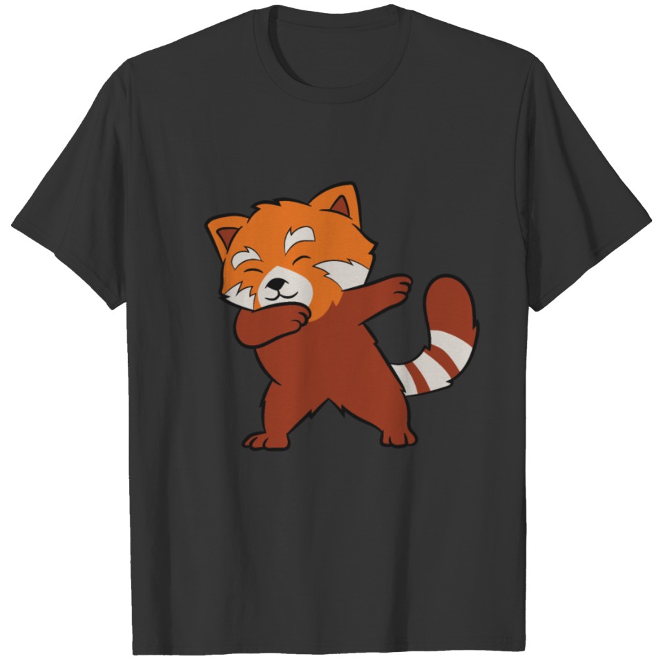 Funny Red Panda Lover Red Panda Dabbing T Shirts