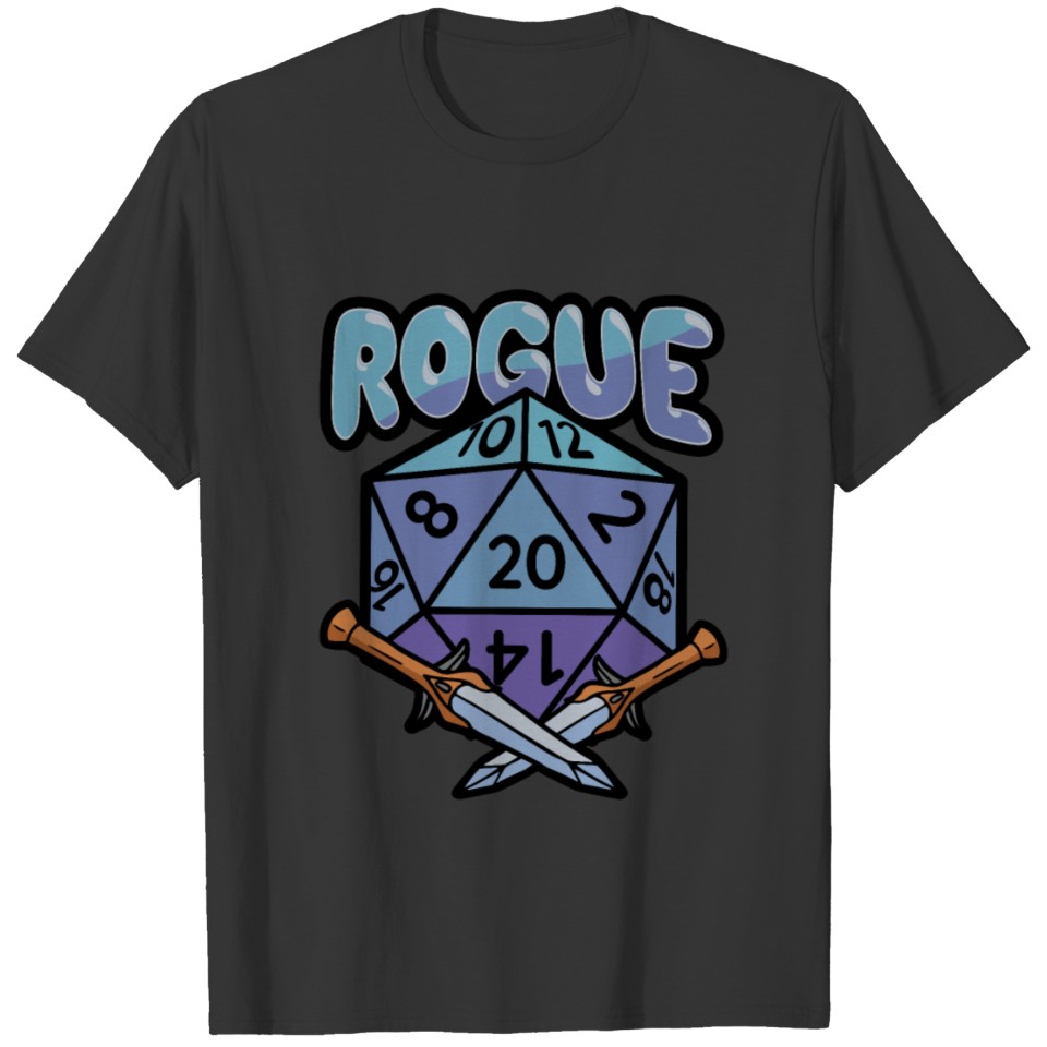 Fantasy Role Playing Game Rogue RPG Gamer T Shirts