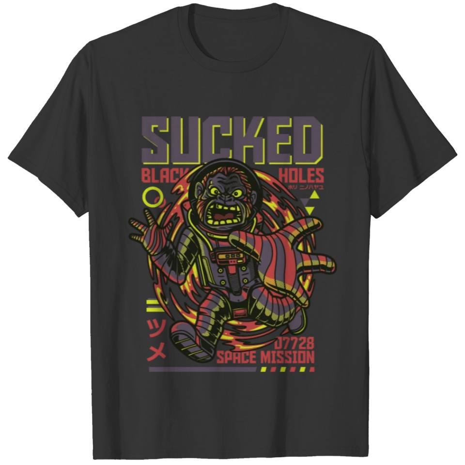 Sucked black holes T-shirt