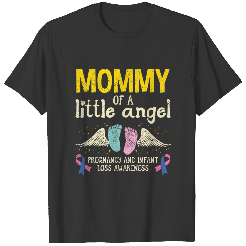 Mommy Of A Little Angel Infant Loss Awareness Misc T Shirts