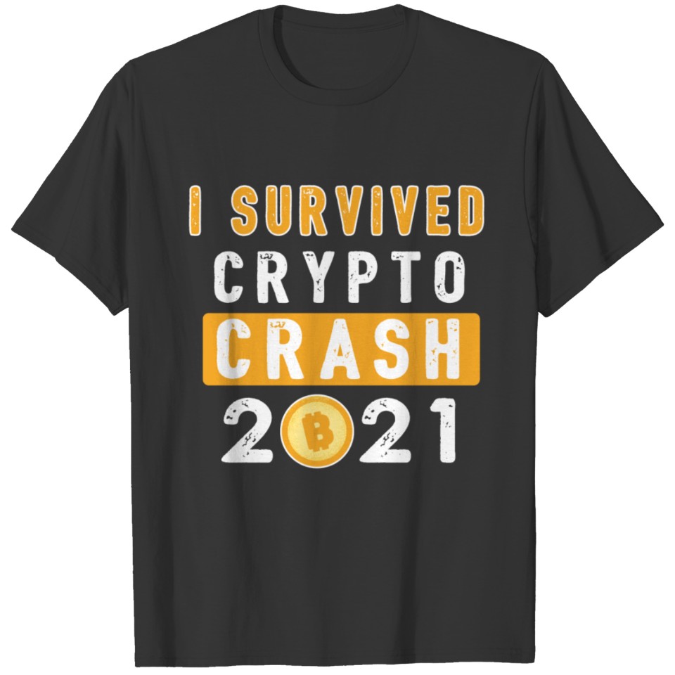Bitcoin Crypto Crash Trader Crypto T-shirt