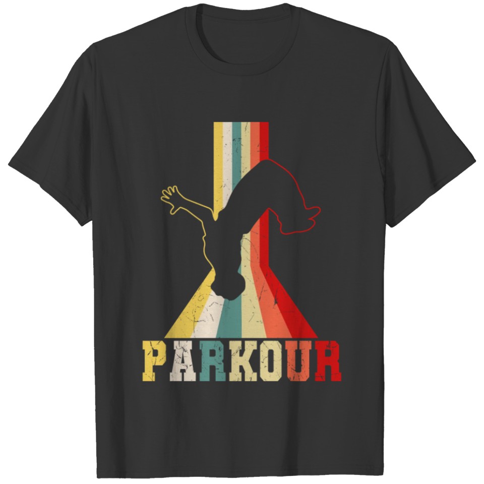 Parkour Freerunner Parcouring Retro T-shirt