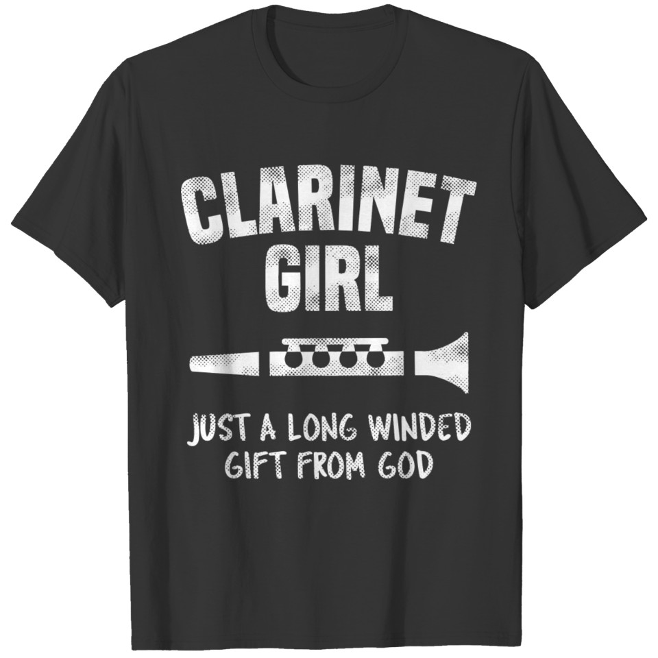 Marching School Band Clarinet Girl T-shirt