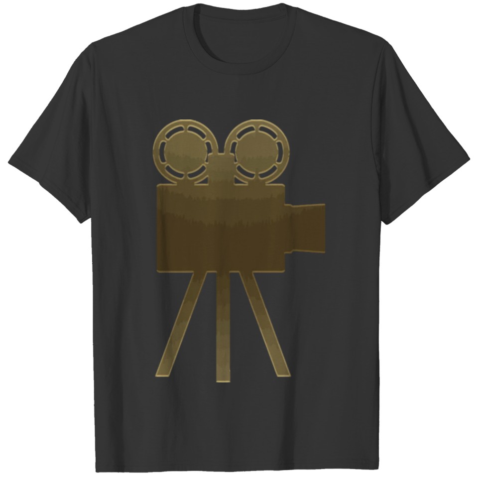 Movie Camera Filming Director Silhouette Graphic T-shirt