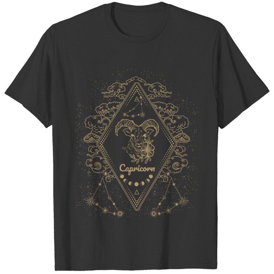 Zodiac sign - Capricorn T-shirt