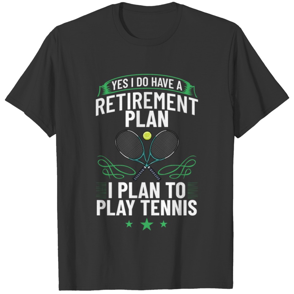 Tennis Player Ball Trainer Coach Racket T-shirt