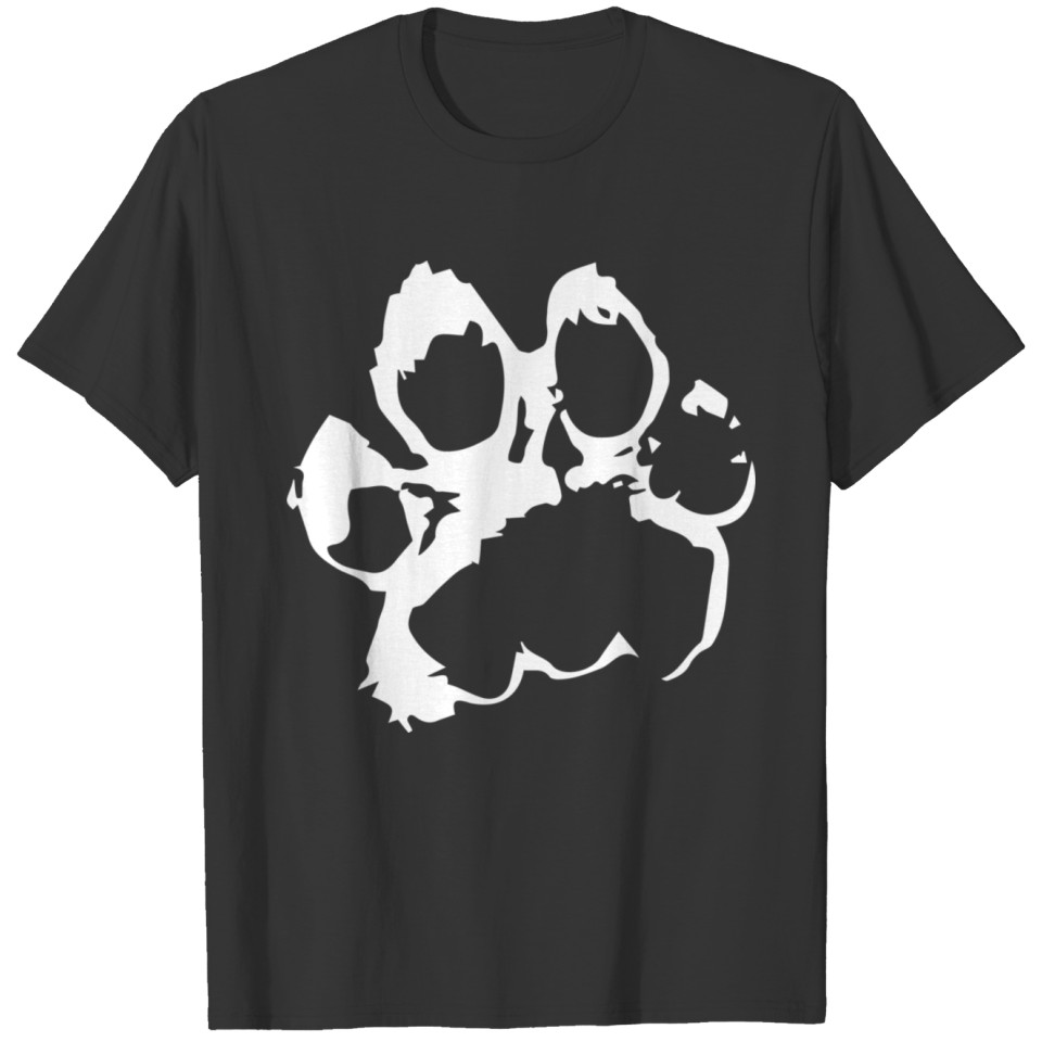 Lion Paw - White T Shirts