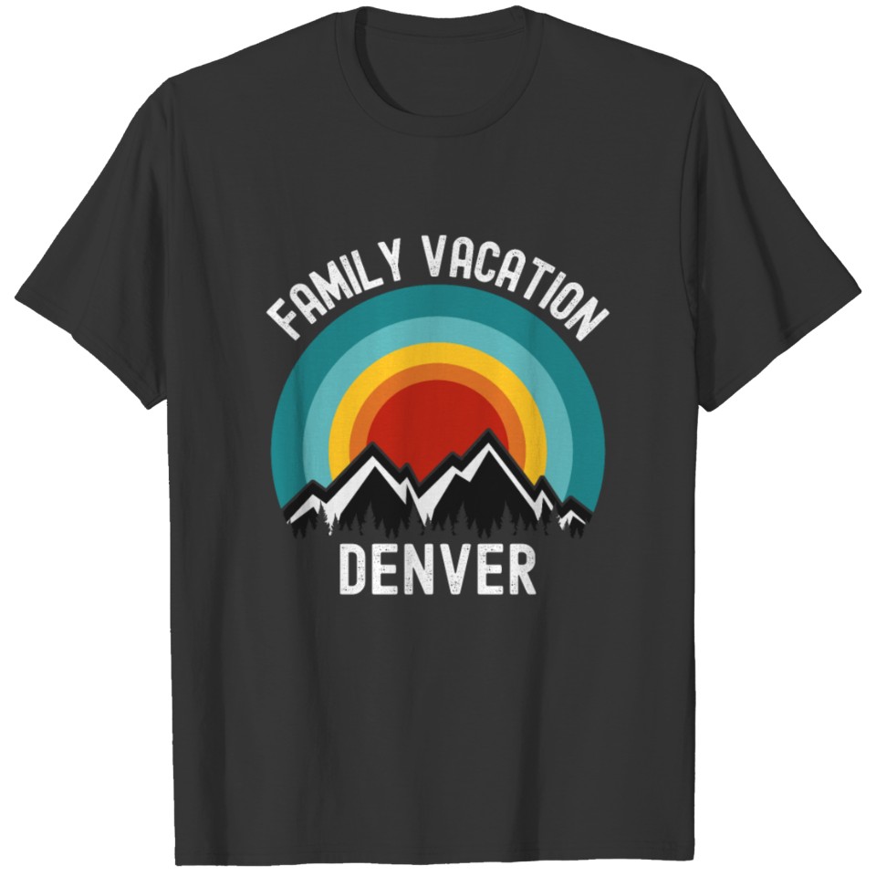 Denver Family Vacation Matching Outfit T Shirts
