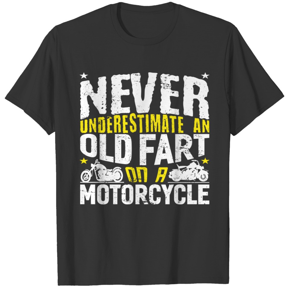 Motorcyclist Grandpa Dad Funny Motorcycle T Shirts