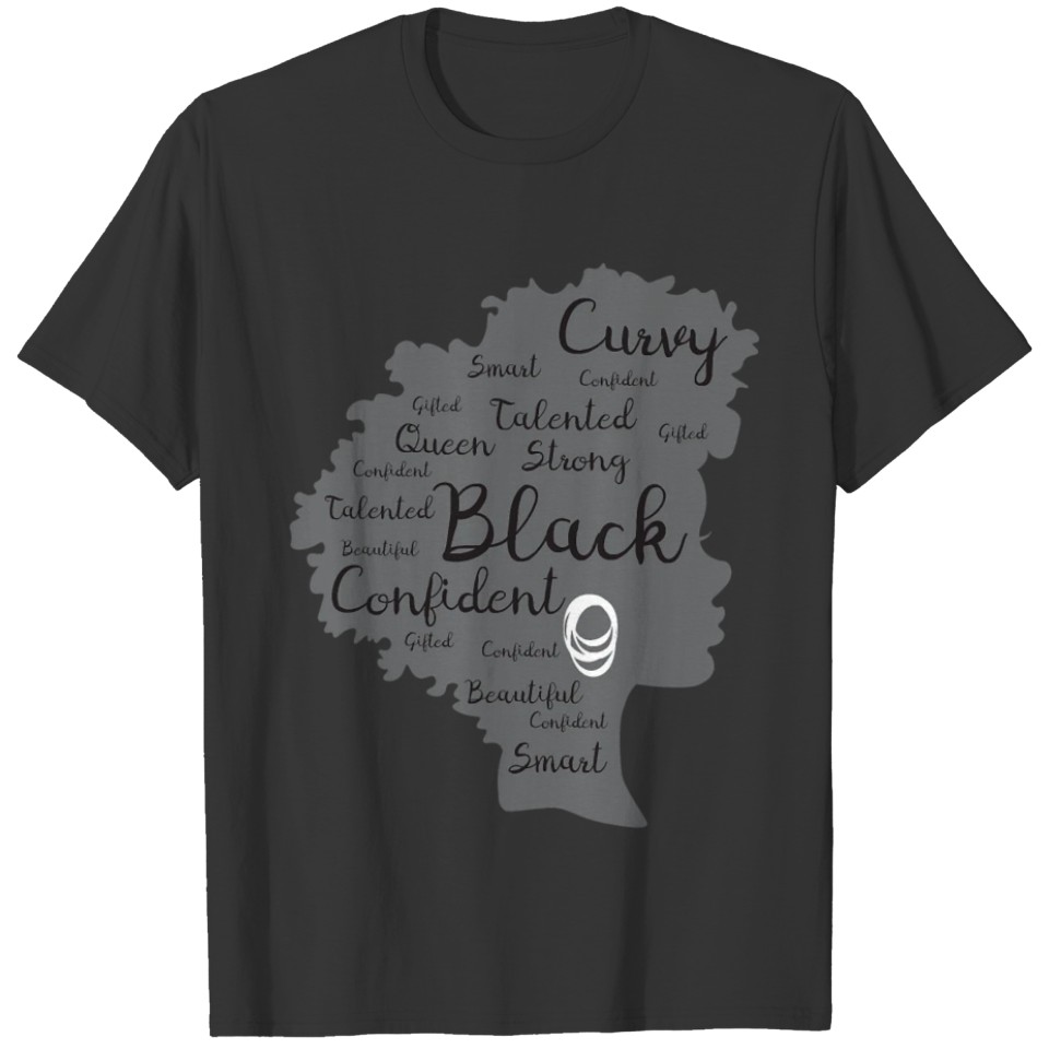 Strong Black Woman Afro American Gifts Afrocentric T Shirts