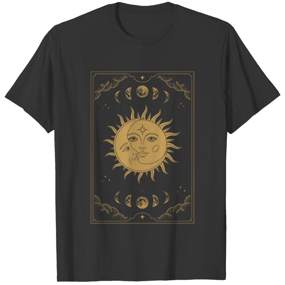 aesthetic tarot sun witches sun moon T-shirt