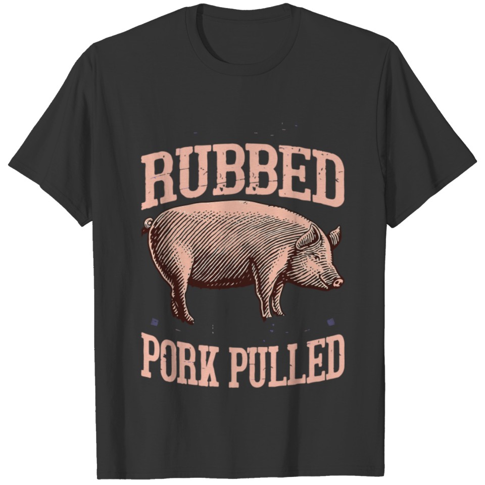 Pork Meat Smoking Bbq Grill Pit Master Smoke Meat T-shirt