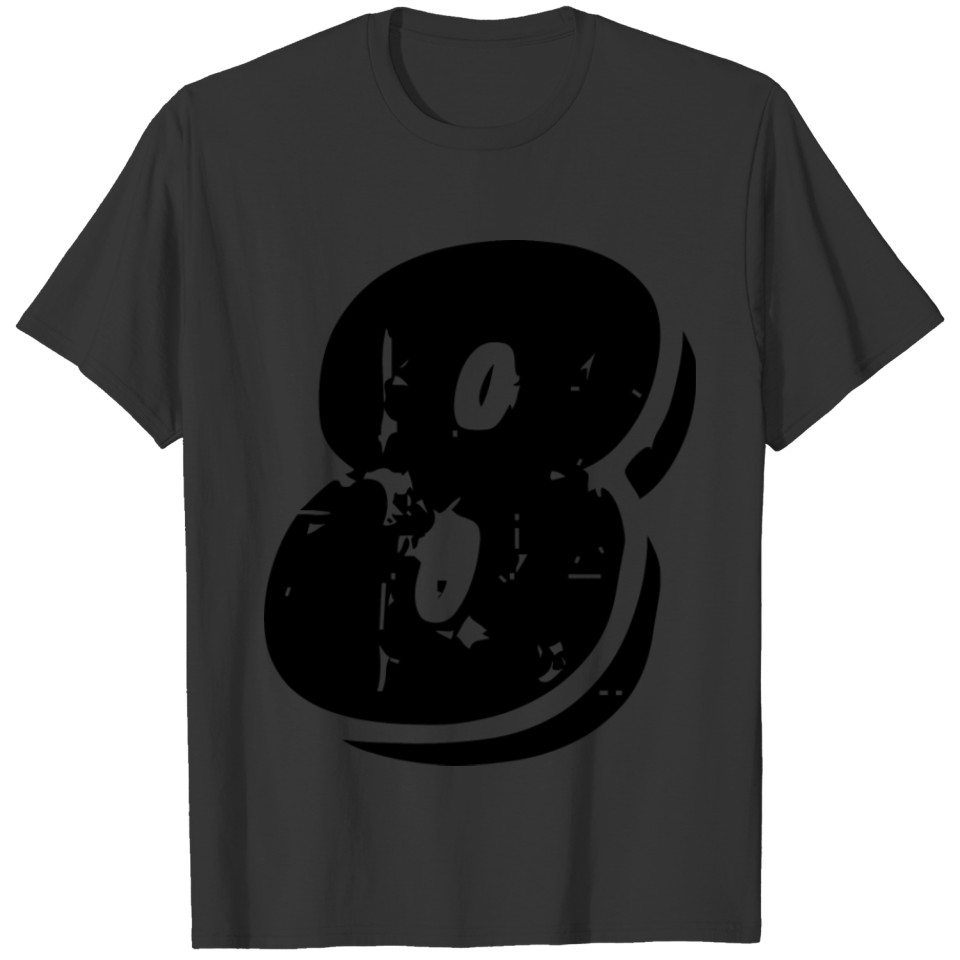 8 Number symbol T-shirt