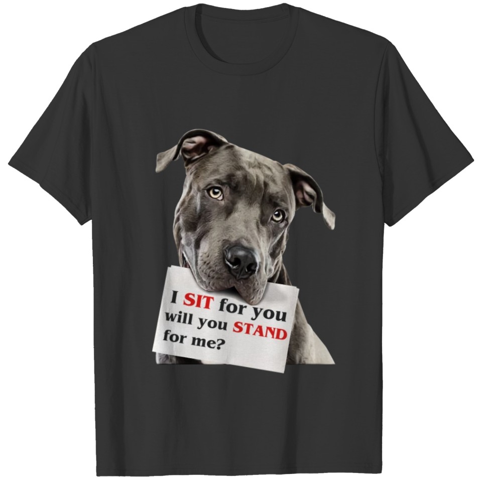 Awesome pitbull dog T-shirt