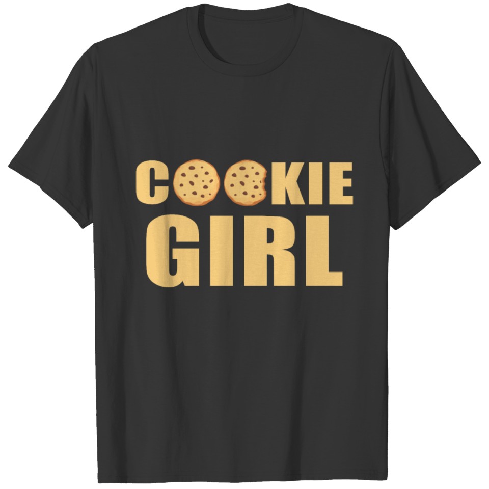 Cookie Girl Biscuit Foodie T-shirt