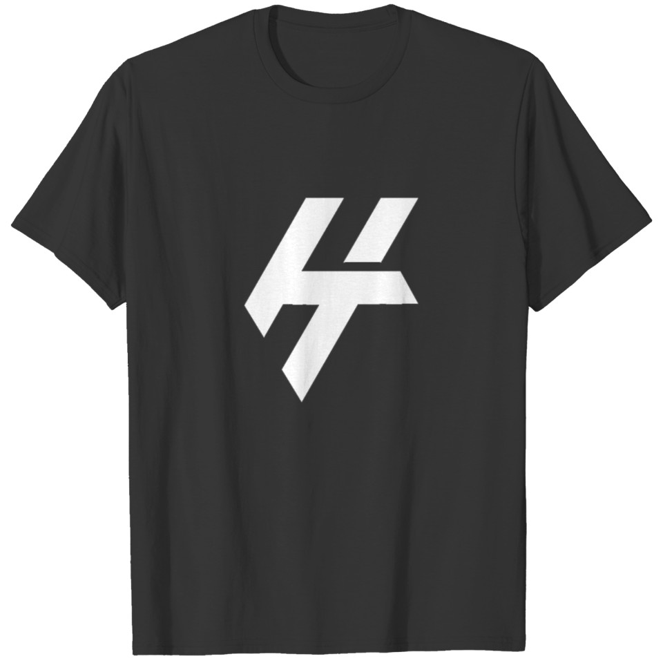 Men's Black T-Shirt H T-shirt