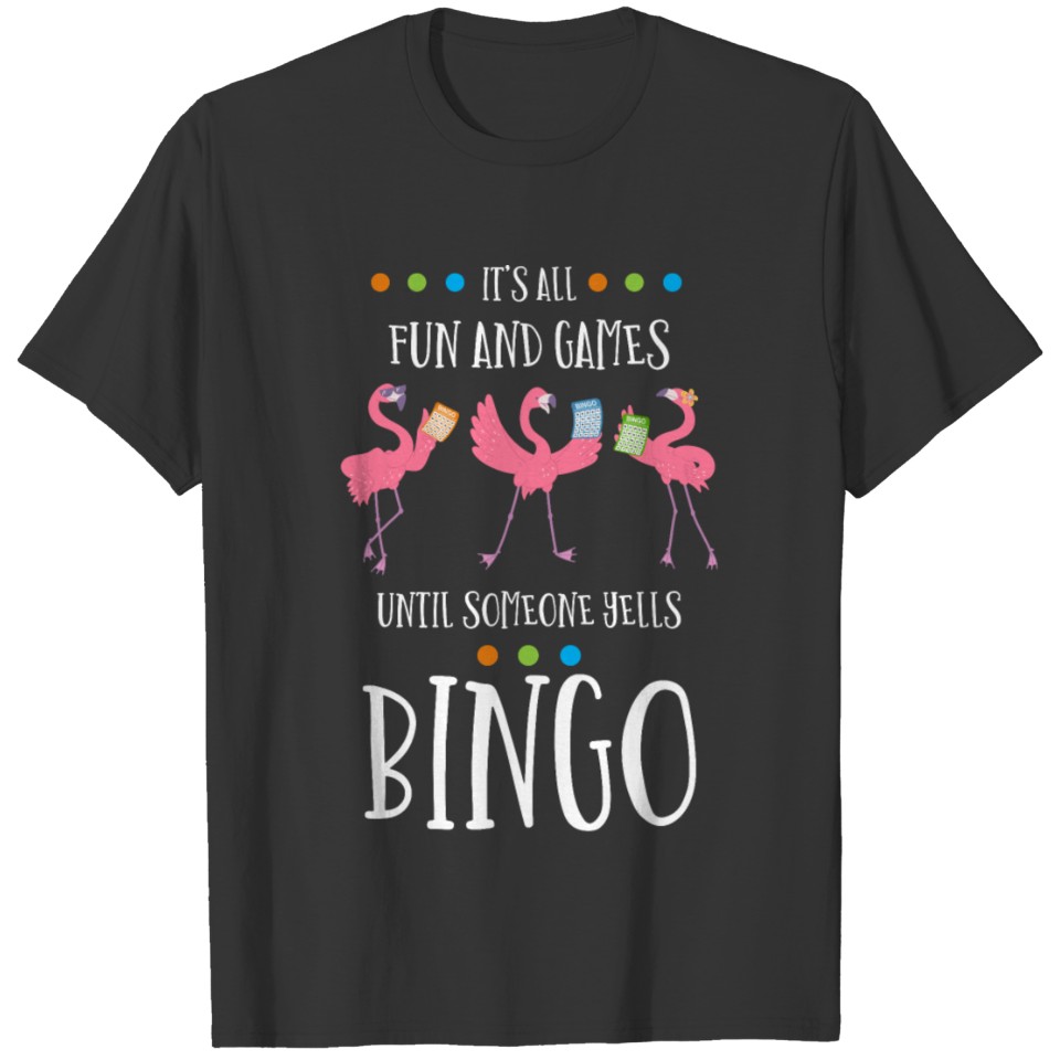 Bingo Player, Flamingo, Bingo Balls T-shirt