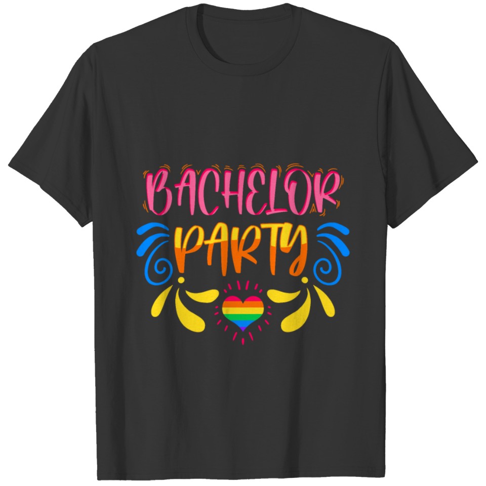 LGBT Pride Gay Bachelor Party Proud Groom T-shirt