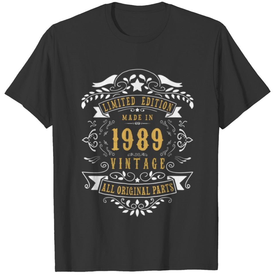 31 years old Made in 1989 31st Birthday Anniversar T-shirt