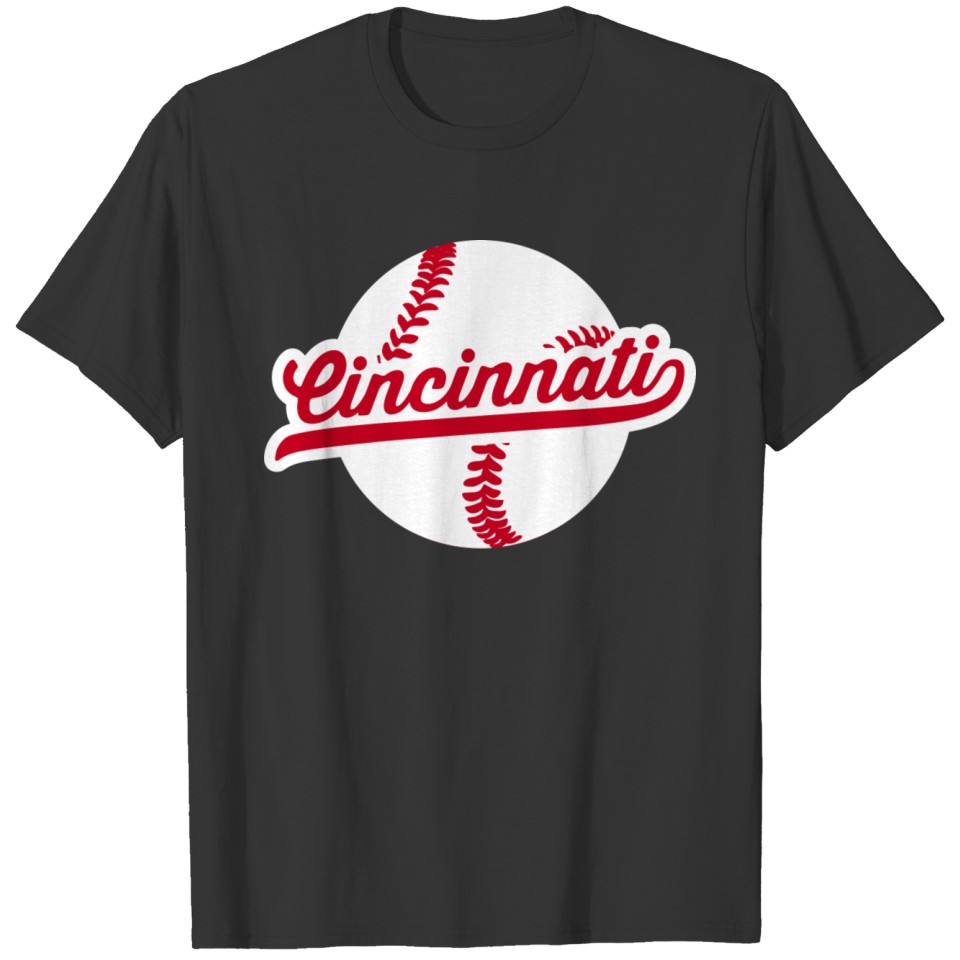 Cincinnati Baseball Vintage Ohio Pride Love City R T-shirt
