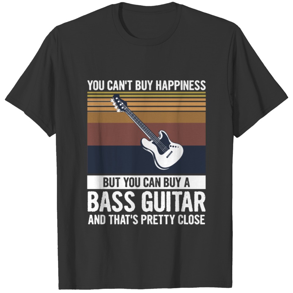 Instrument Bass Guitar Design for a Bass Guitar T-shirt