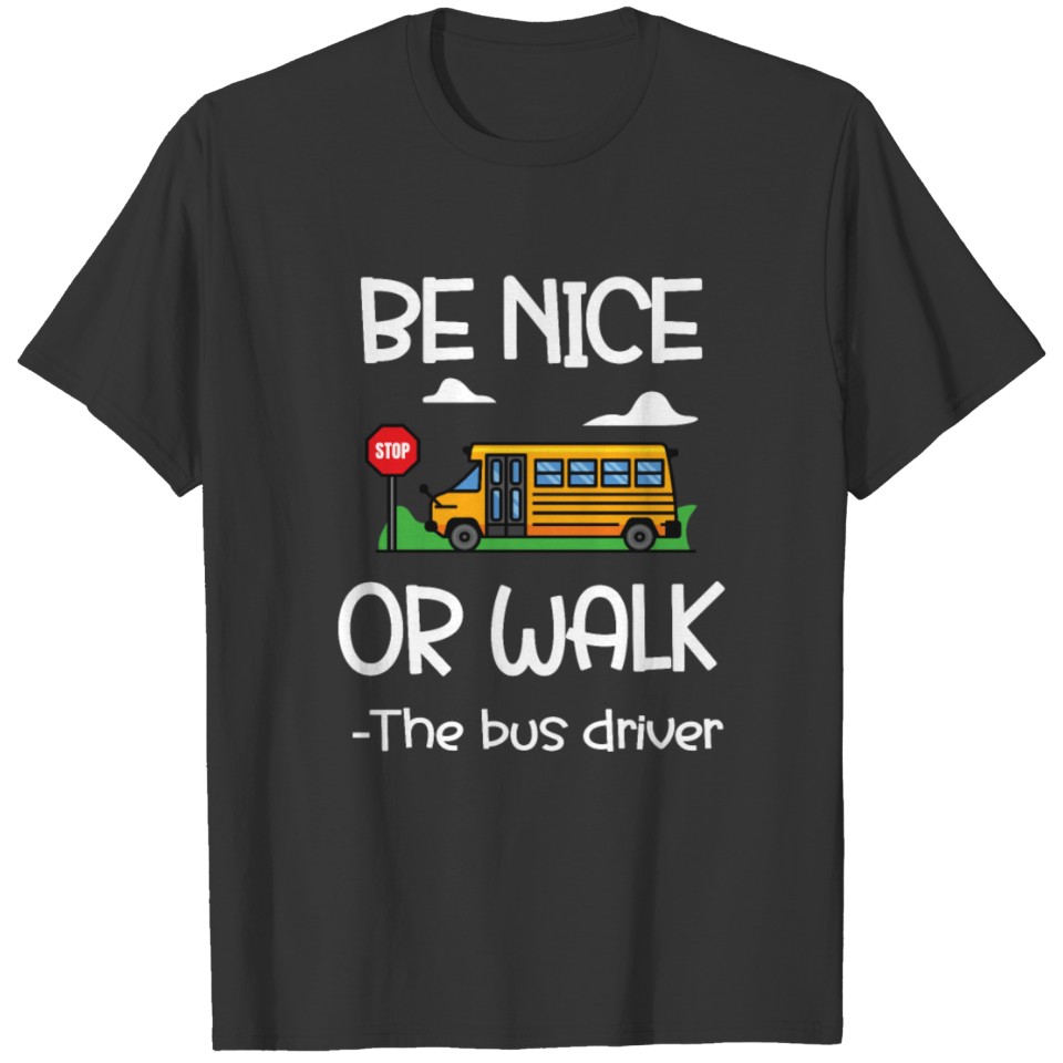 Funny School Bus Driver Gifts School Bus Driving T-shirt