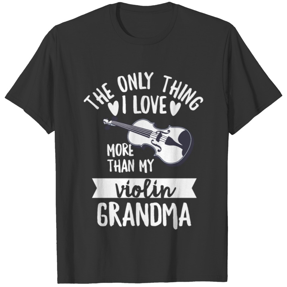 Violin Music Design for a Violin Grandma T Shirts