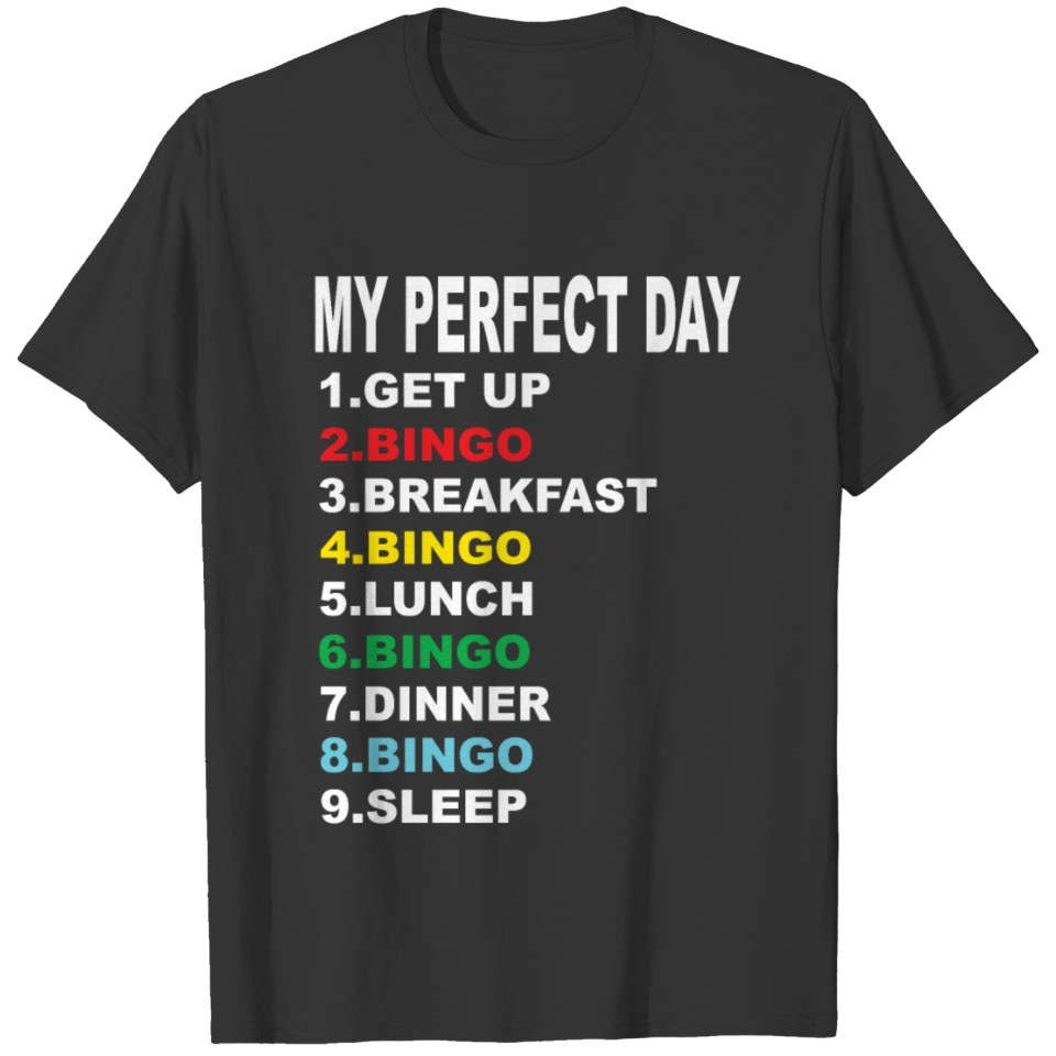 My Perfect Tag Bingo T-shirt