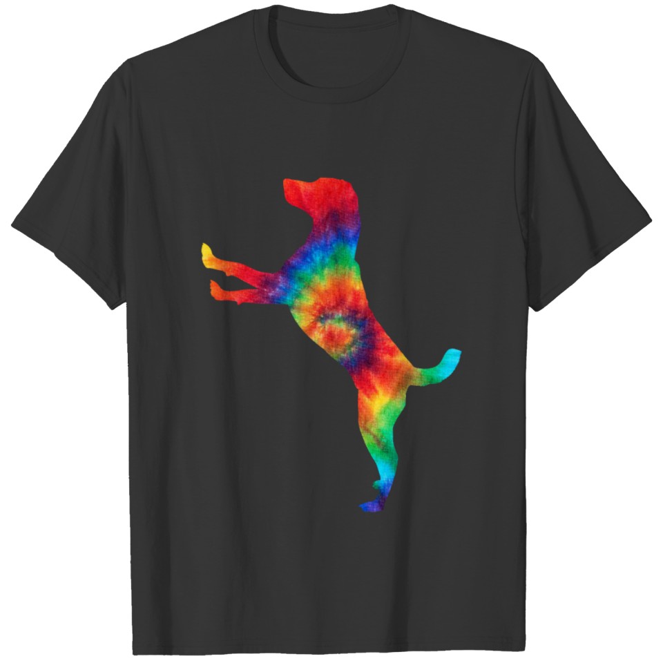 Dog Retro Tie- Dye Colorful Tie Dye Pet Lovers T-shirt