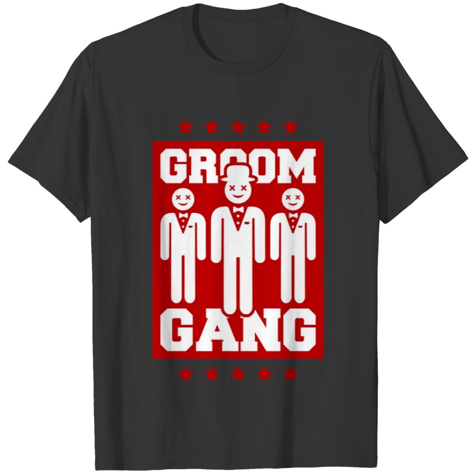 Groom Gang Bachelor T-shirt
