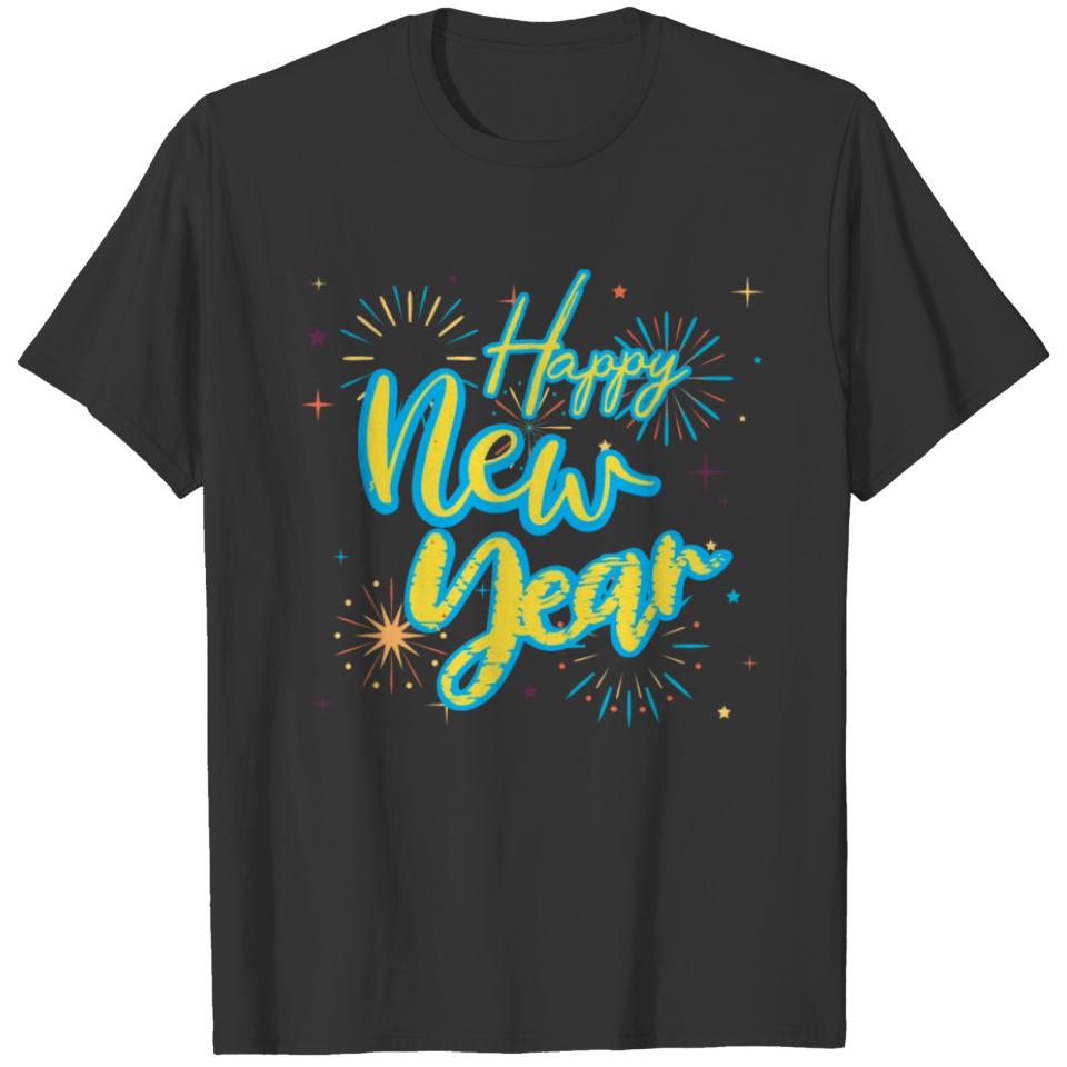 Happy New Year Party Family Celebration Goodbye T-shirt