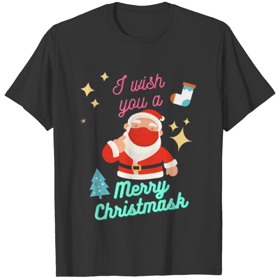 Merry Christmask 2021 Christmas X-Mas Santa Claus T-shirt
