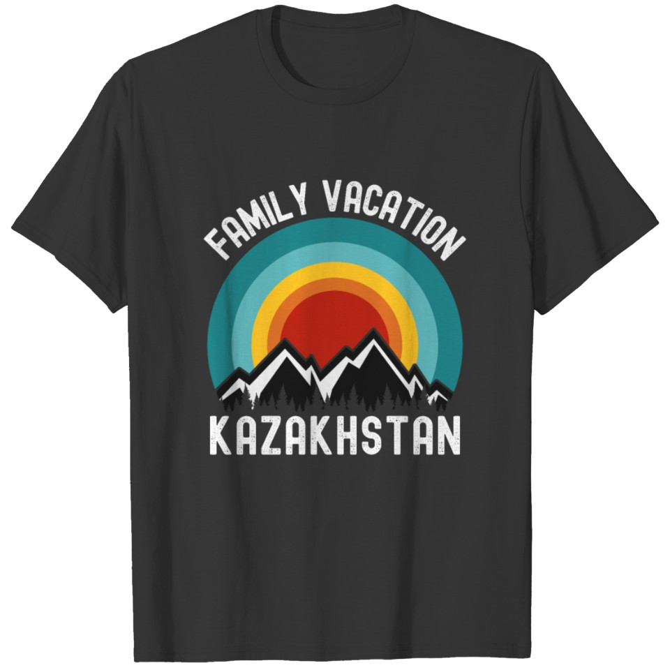 Kazakhstan Family Vacation Matching Outfit T-shirt