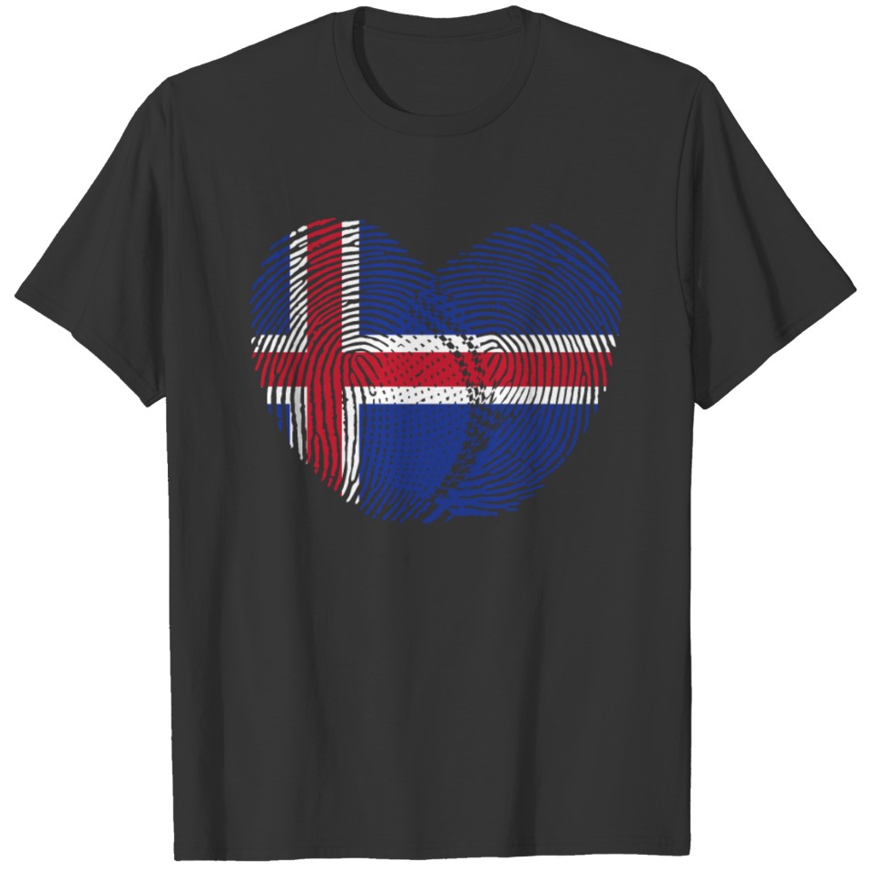 Iceland Heart Group Tees T-shirt