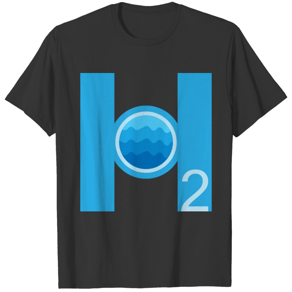 Water chemical icon symbol illustration art design T-shirt