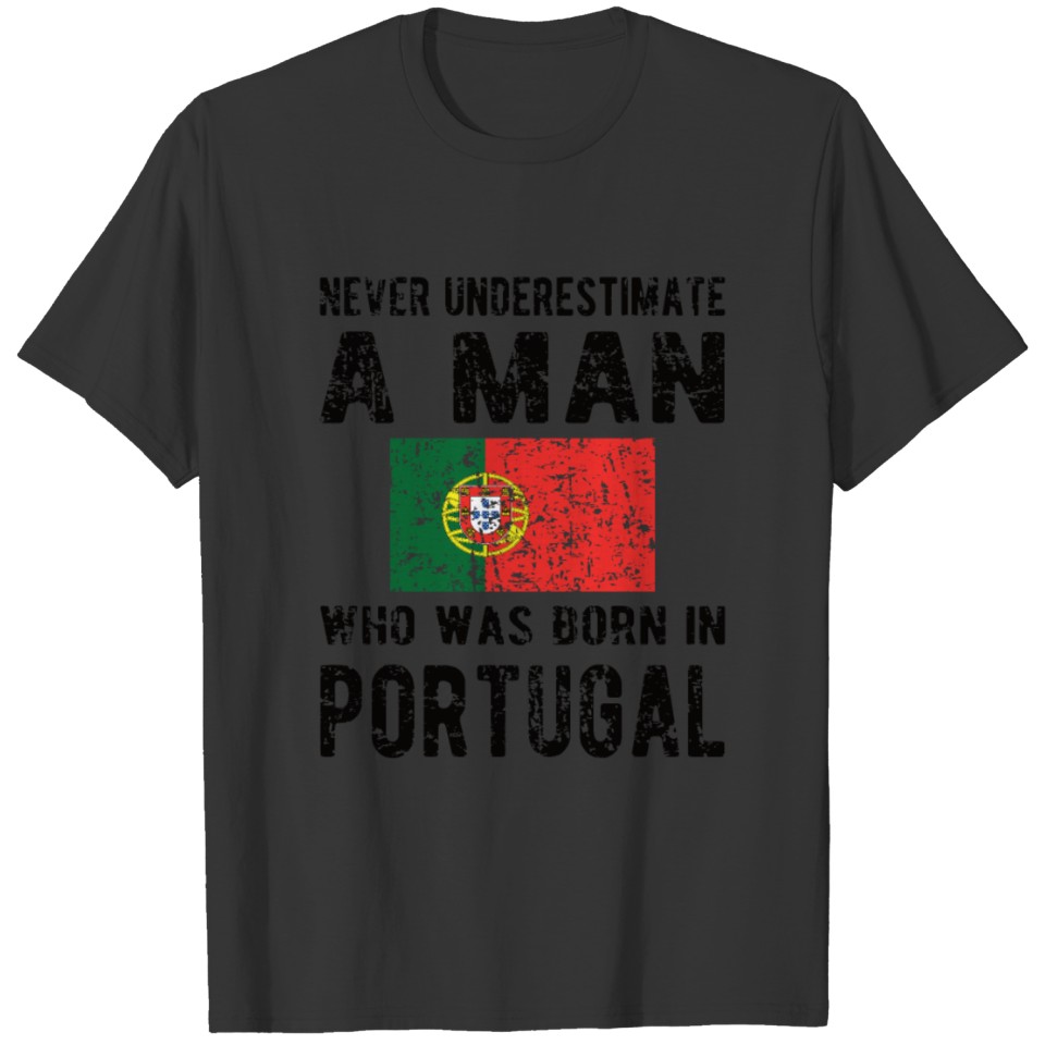 Portuguese Heritage Portugal Roots Portuguese Flag T-shirt