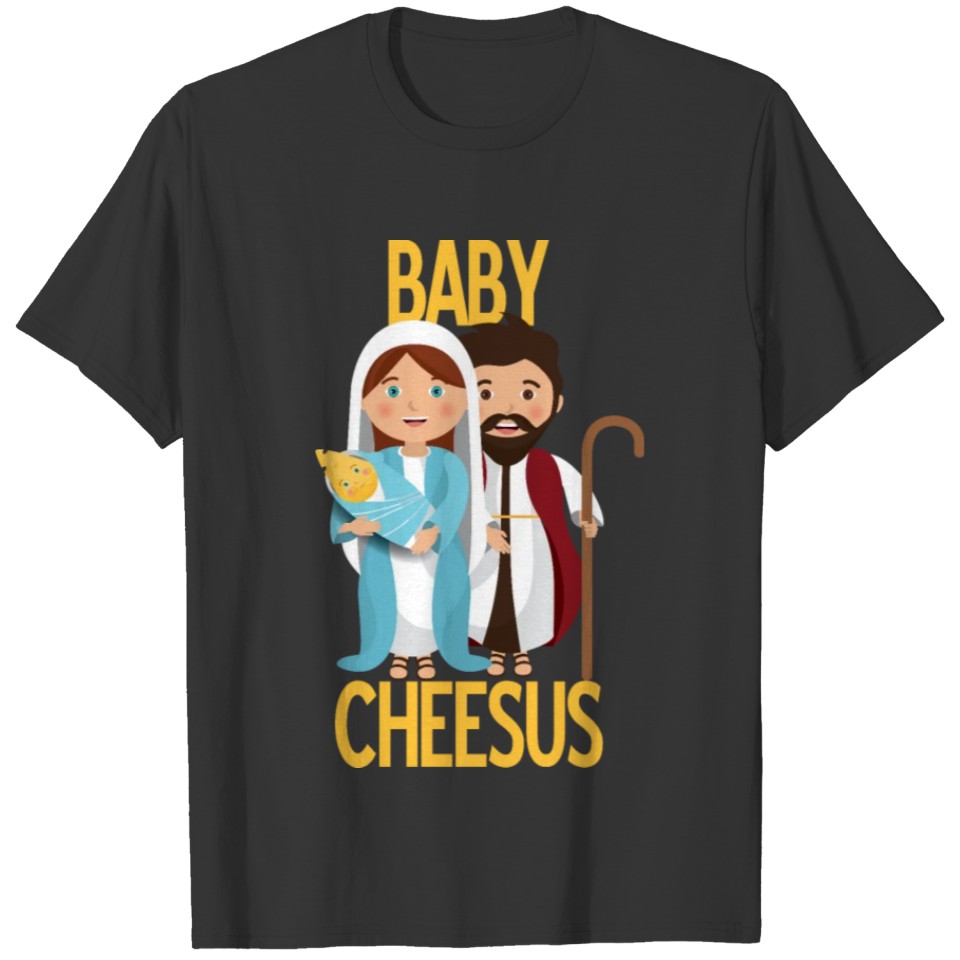 Baby Cheesus Christian Christmas Nativity T-shirt