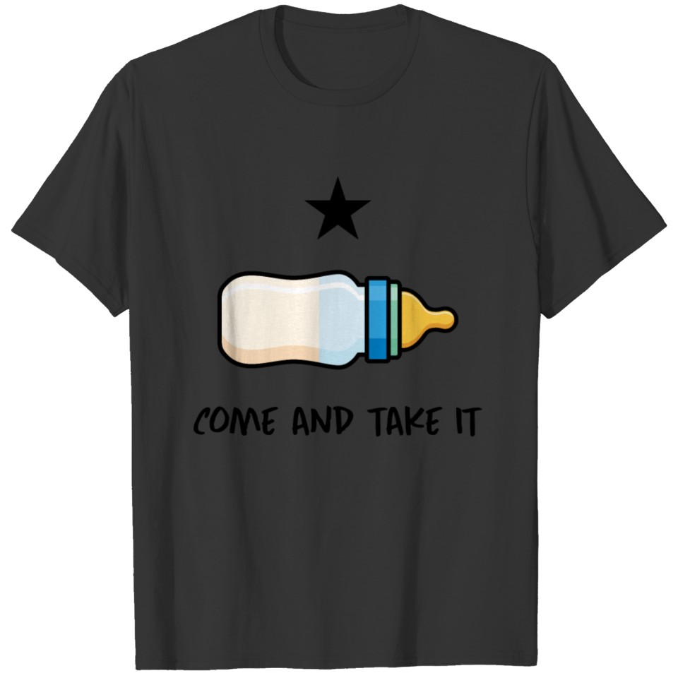 Come and Take It Baby Bottle Onesie T-shirt